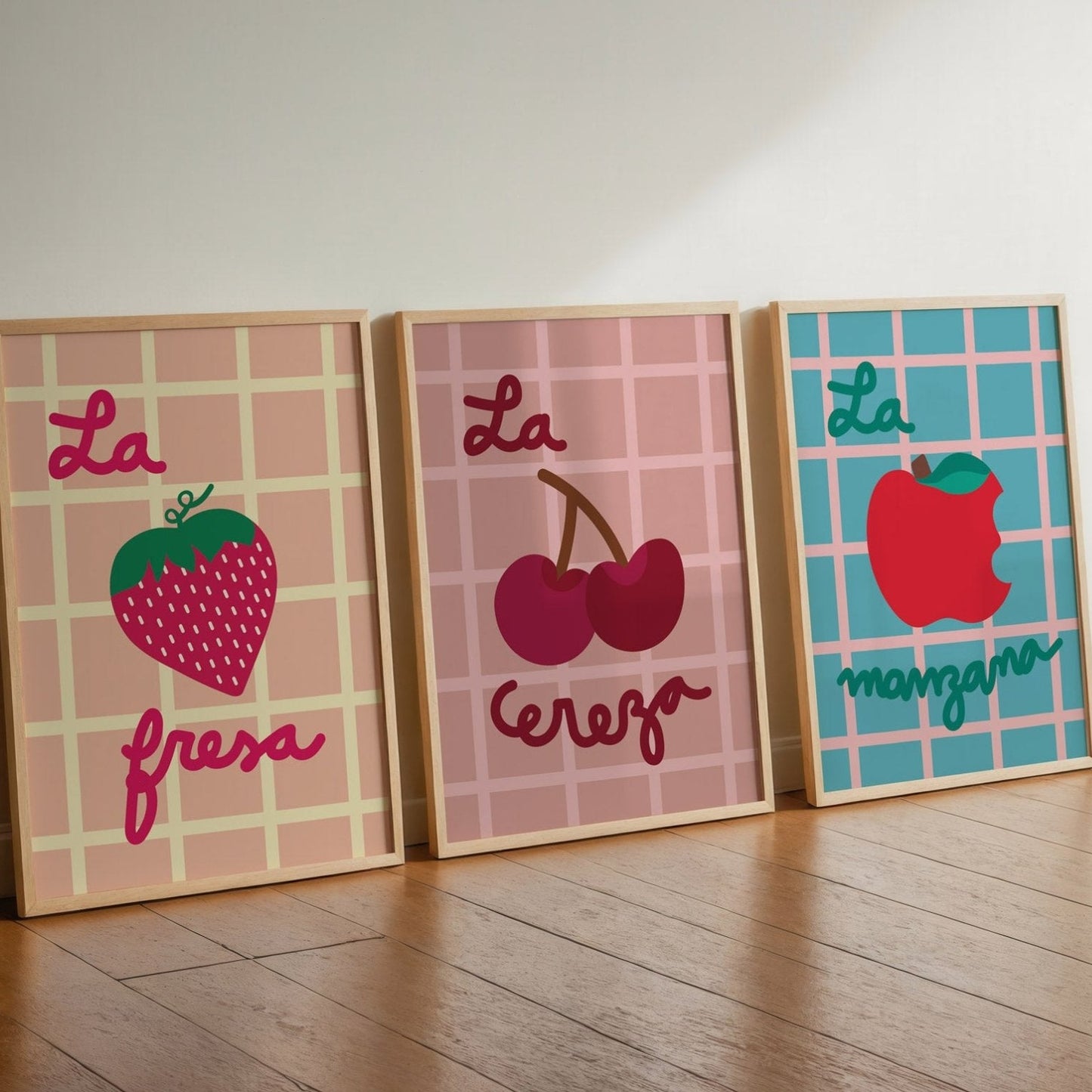 Gingham Cherry Print - All This POMP