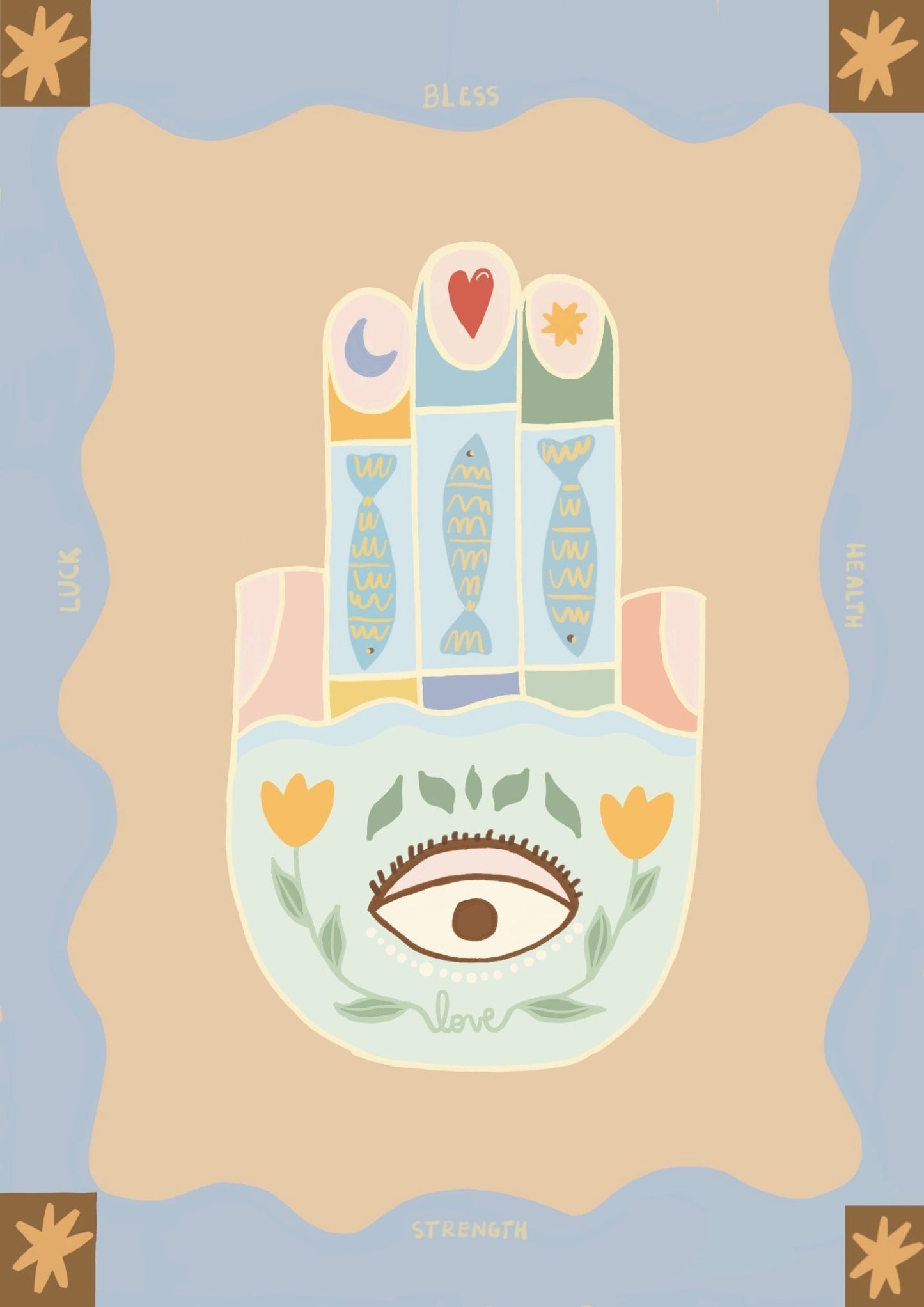 Hamsa Hand Print - All This POMP