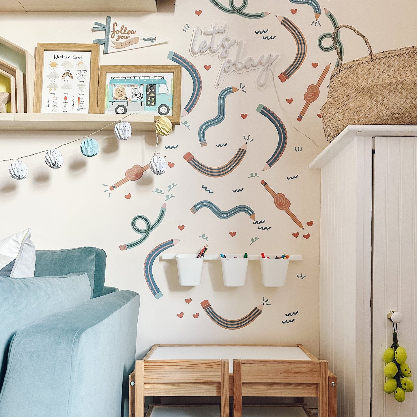 Fun Pencils Wall Decal