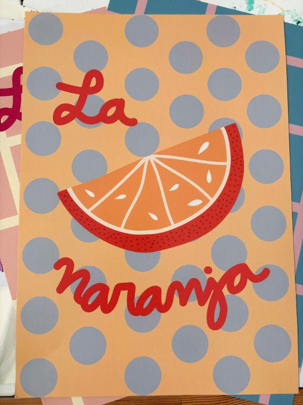 Spot On Orange Print - All This POMP