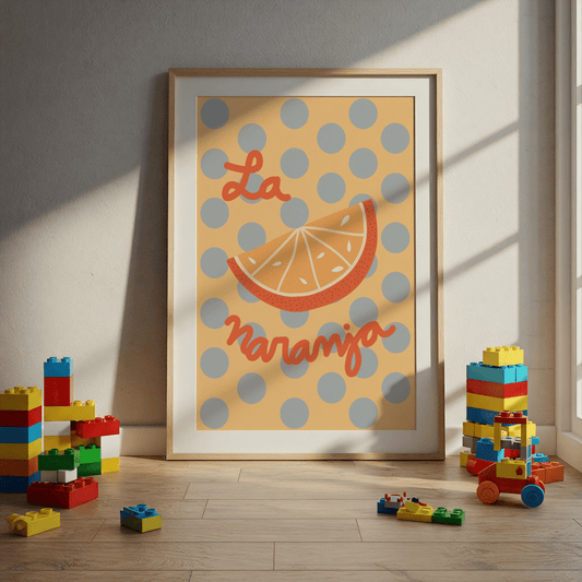 Spot On Orange Print - All This POMP