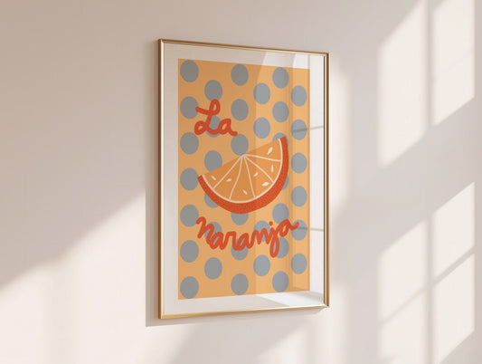 Spot On Orange Print - All This POMP