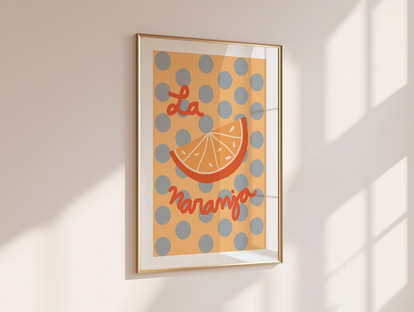 Spot On Orange Print - All This POMP