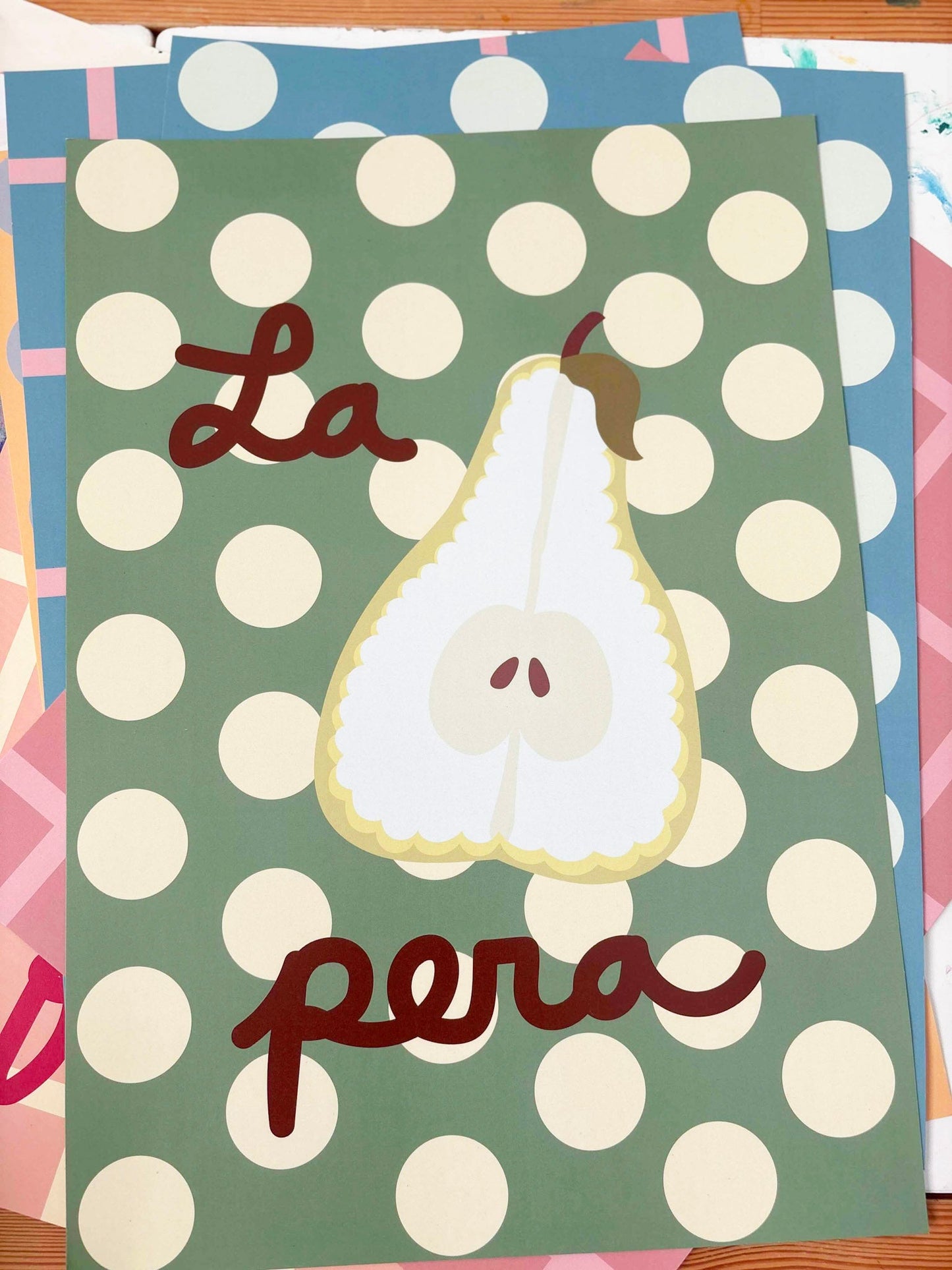 Spot On Pear Print - All This POMP