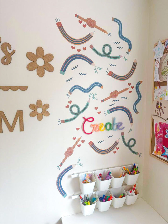 Fun Pencils Wall Decal