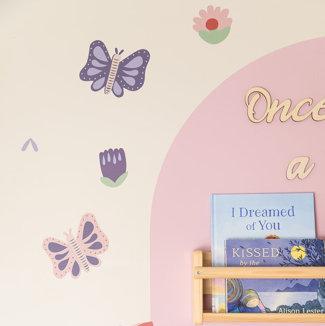 Butterflies and Flowers Wall Decals