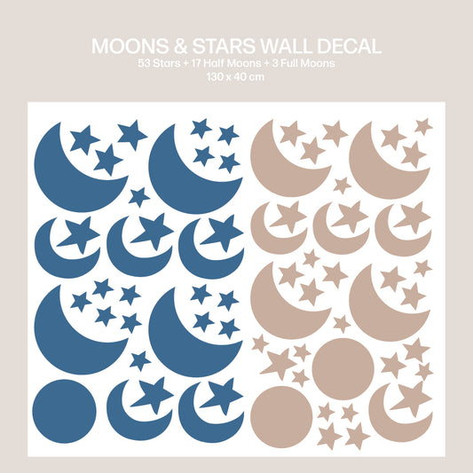 Decals Stars and Moons