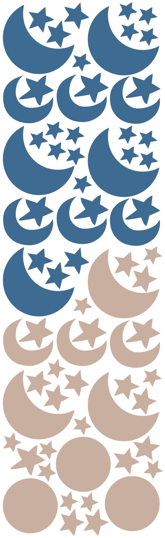 Decals Stars and Moons