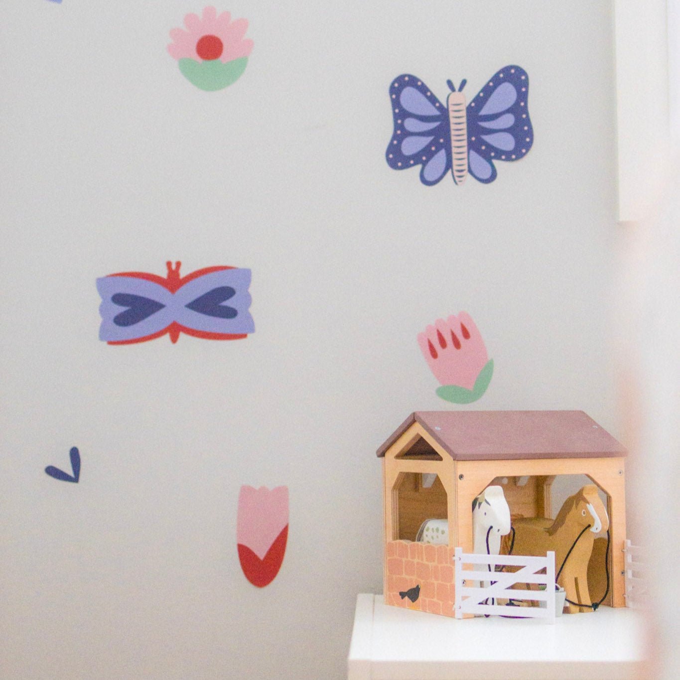 Butterflies and Flowers Wall Decals - All This POMP