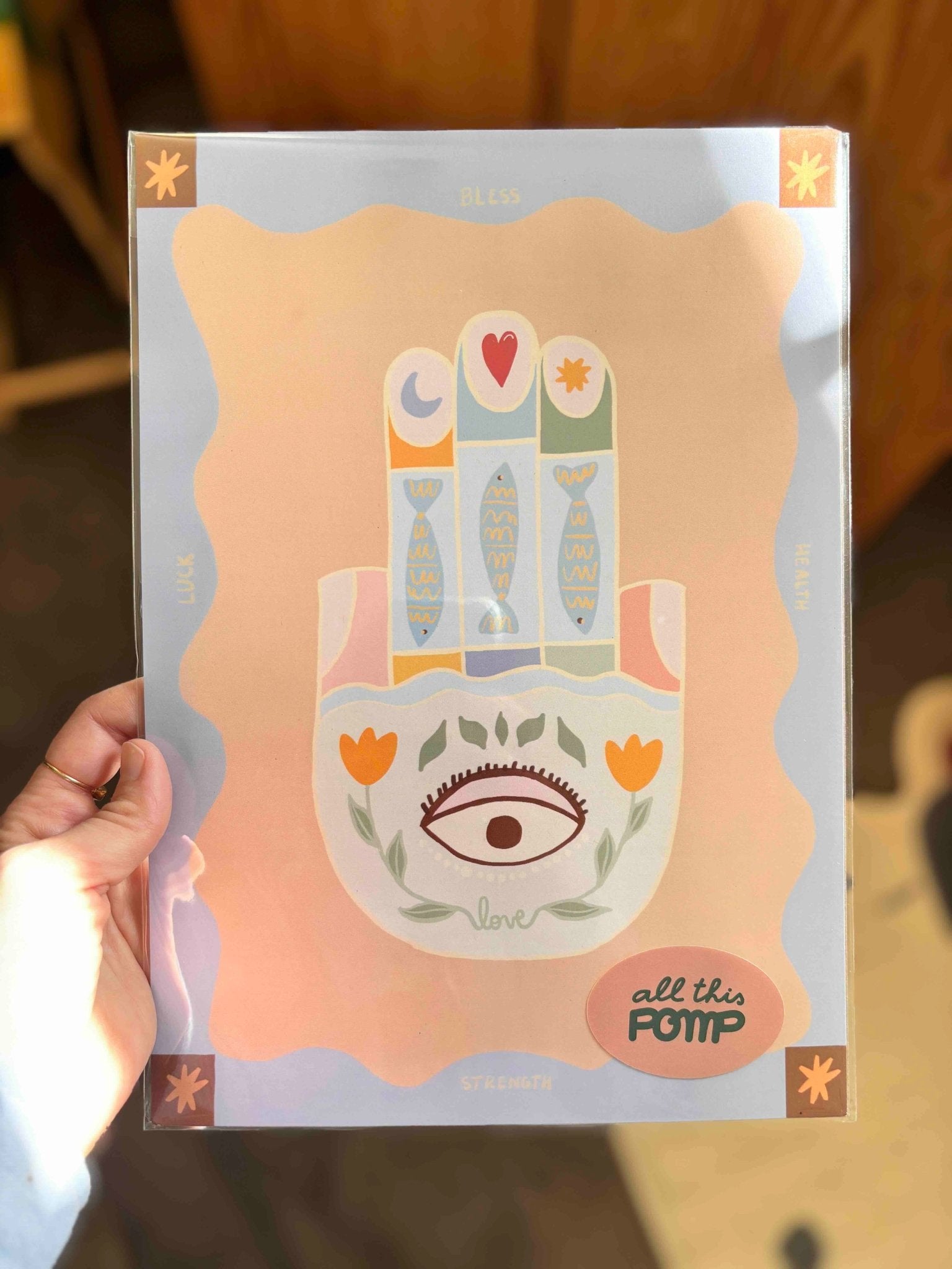Hamsa Hand Print - All This POMP
