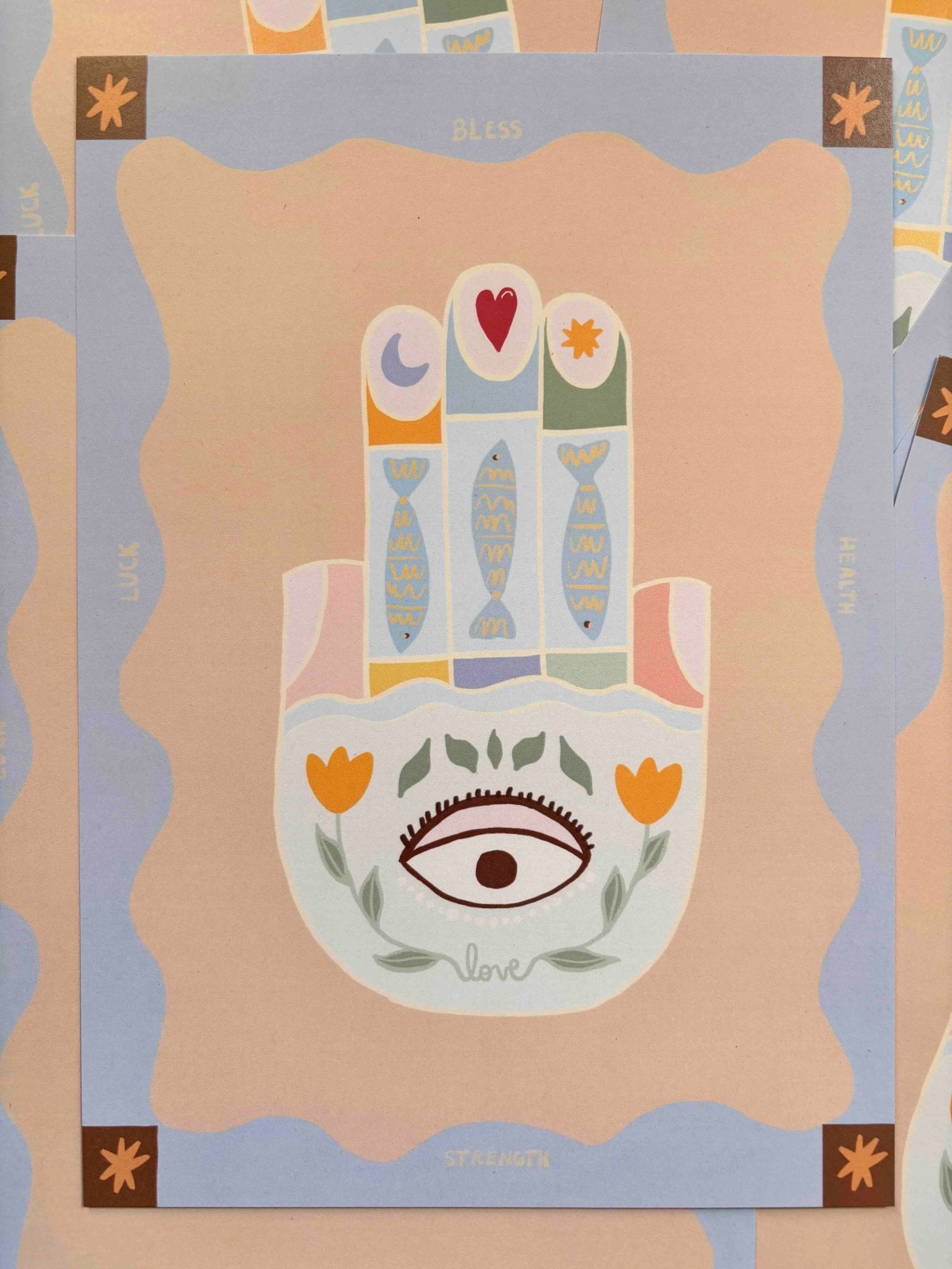 Hamsa Hand Print - All This POMP