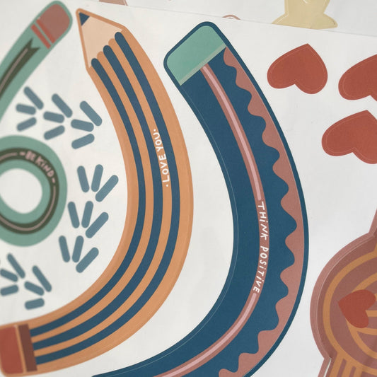 Positive Pencil Wall Decals - All This POMP