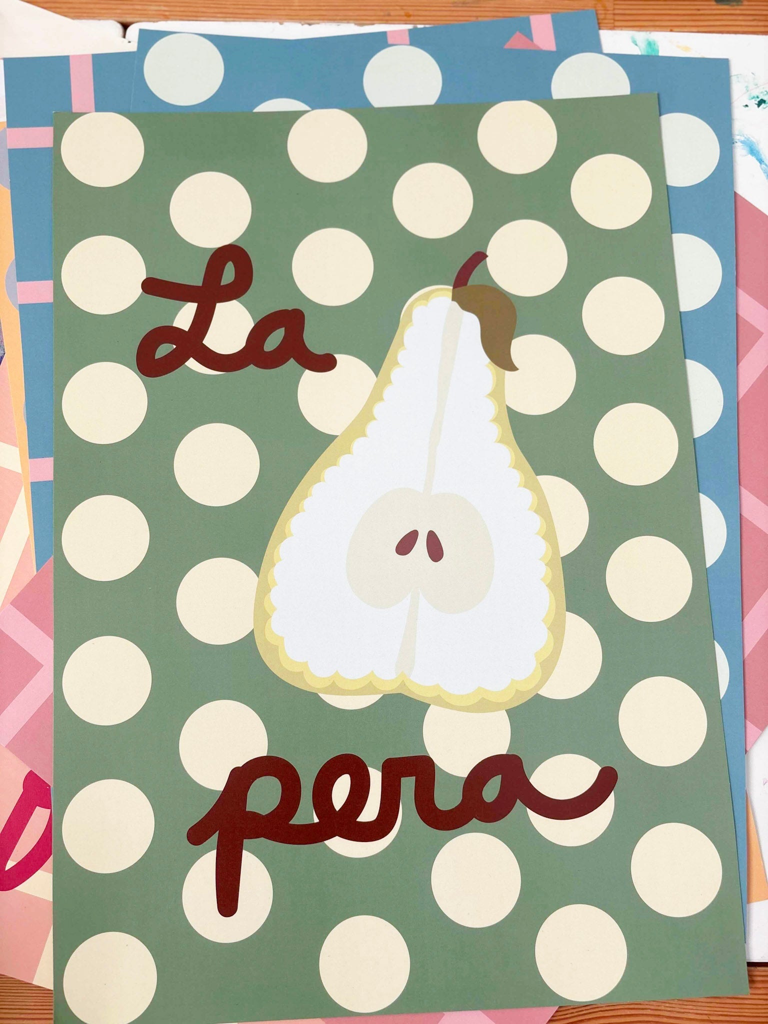 Spot On Pear Print - All This POMP