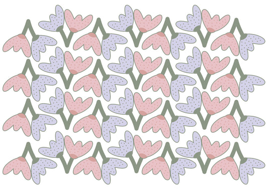 Decals Cottage Flowers